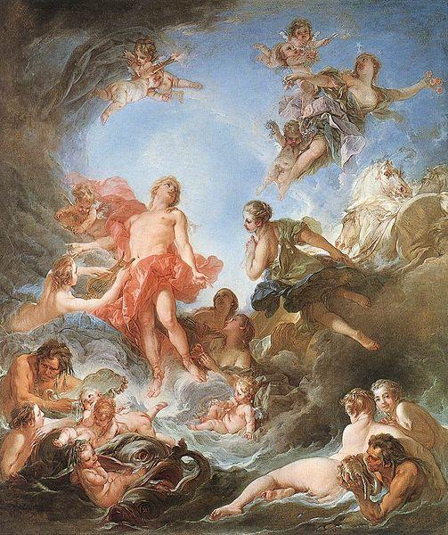 Francois Boucher The Rising of the Sun oil painting image
